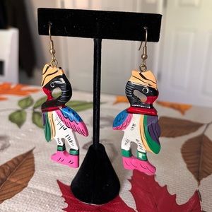 Vintage bird earrings